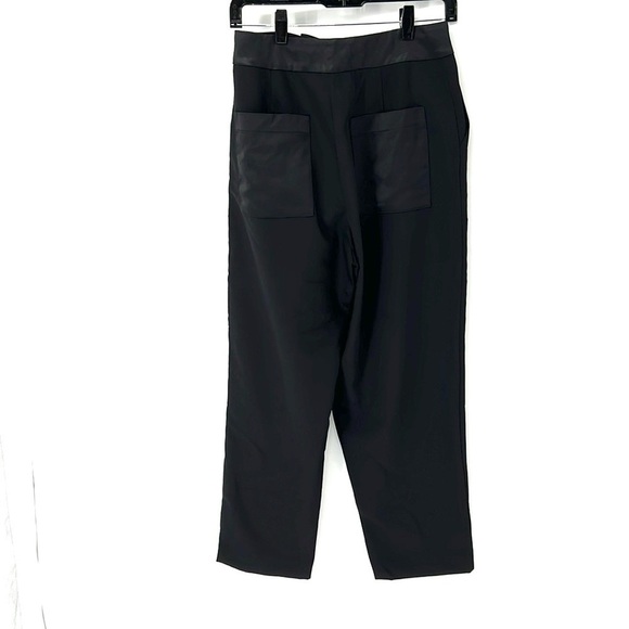 Zara NWT wrap wide leg ankle pants XS - Picture 5 of 8